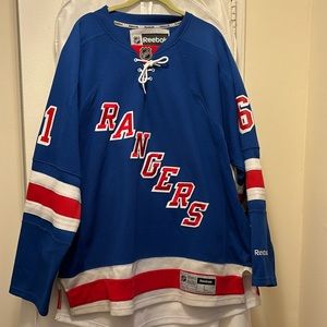 NY Ranger Size Large Nash Jersey